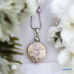 ANAN, antiallergén ékszer, édesvízi barokk gyöngy, Lila Pearl