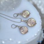 ANAN, antiallergén ékszer, édesvízi barokk gyöngy, Lila Pearl