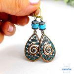 ANAN, fülbevaló, nyaklánc, Kelta Spirál