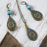 ANAN, fülbevaló, nyaklánc, Kelta Spirál