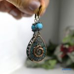 ANAN, fülbevaló, nyaklánc, Kelta Spirál