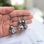 ANAN, antiallergén, egyedi ékszer, ékszer szett, édesvízi gyöngy, Ezüst Ragyogás