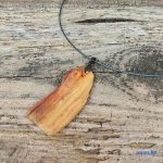 Fa nyaklánc, környezetbarát, újrahasznosított fa, uszadékfa, medál, nyaklánc, rozsdamentes, környezettudatos ékszer