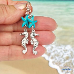   ANAN, antiallergén ékszer, fülbevaló, nyaklánc, tengeri csillag kollekció, Csikóhal