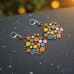 ANAN, fülbevaló, nyaklánc, civilizációk ragyogása kollekció, színes, Maja Mozaik