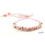 ANAN, női ékszer, rózsakvarc, hematit, ásvány, rózsaszín