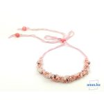 ANAN, női ékszer, rózsakvarc, hematit, ásvány, rózsaszín