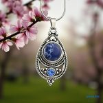 ANAN, fülbevaló, nyaklánc, kék, Marrakesh Meséje