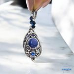 ANAN, fülbevaló, nyaklánc, kék, Marrakesh Meséje