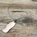 Fa nyaklánc, környezetbarát, újrahasznosított fa, uszadékfa, medál, nyaklánc, rozsdamentes, környezettudatos ékszer