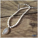 Holdkő, ásvány, nyaklánc, achát medál