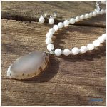 Holdkő, ásvány, nyaklánc, achát medál