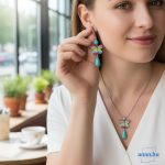 ANAN, fülbevaló, nyaklánc, Perzsa Pille