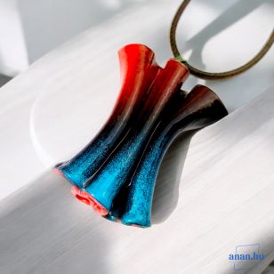   ANAN, művészi medál, polimer agyag ékszer, Titkok Hajnala