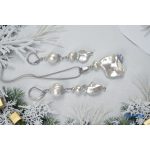 ANAN, antiallergén, egyedi ékszer szett, édesvízi gyöngy, Fehér ragyogás