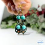 ANAN, fülbevaló, nyaklánc, türkiz, Marrakesh Meséje 