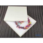 Nagyméretű, levehető tetejű díszdoboz, krém