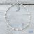 ANAN, édesvízi gyöngy, howlit ásvány, nyaklánc, Fehér Gyöngy 