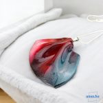 ANAN, művészi medál, polimer agyag ékszer, Karibi Szenvedély