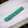   ANAN, ásvány karkötő, hipoallergén, fémmentes ékszer, Türkiz