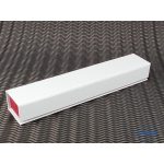 Hosszúkás, mágneses díszdoboz, bordó belső