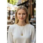 ANAN, fülbevaló, nyaklánc, sárga-rózsaszín, Csodás India