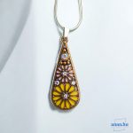 ANAN, fülbevaló, nyaklánc, sárga-rózsaszín, Csodás India