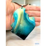 ANAN, művészi medál, polimer agyag ékszer, Óceán Lelke