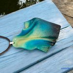 ANAN, művészi medál, polimer agyag ékszer, Óceán Lelke