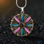 ANAN, fülbevaló, nyaklánc, civilizációk ragyogása kollekció, lila, Inka Álom