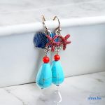 ANAN, egyedi tervezésű, fülbevaló, tengeri csillag kollekció, Sellőtánc