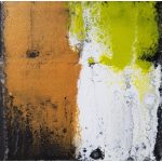 Lábaid elé omló őszi napfény játék. Absztrakt festmény, 3D vászonra festve.