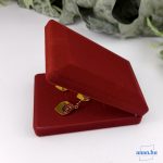 Bordópiros bársony díszdoboz    