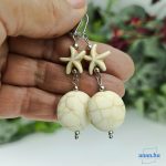 ANAN, egyedi tervezésű, fülbevaló, nyaklánc, Tengeri csillag