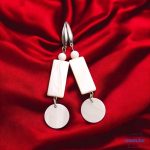 ANAN, nemesacél ékszer, fülbevaló, nyaklánc, Gyöngyház