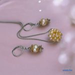 ANAN, antiallergén ékszer, édesvízi tenyésztett gyöngy, Púder