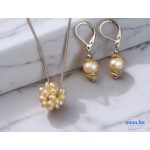 ANAN, antiallergén ékszer, édesvízi tenyésztett gyöngy, Púder