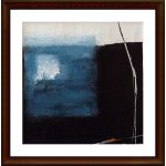 Gémeskút, absztrakt festmény, vászon.