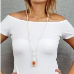 Fa nyaklánc, uszadékfa, fémmentes, antiallergén, újrahasznosított fa, környezetbarát, öko ékszer. Aranyélet