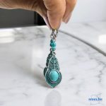 ANAN, fülbevaló, nyaklánc, türkizkék, Marrakesh Meséje