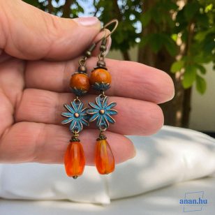   ANAN, egyedi tervezésű, fülbevaló, civilizációk ragyogása kollekció, Titanilla