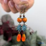 ANAN, egyedi tervezésű, fülbevaló, civilizációk ragyogása kollekció, Titanilla