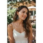 ANAN, hangsúlyos fülbevaló, egyedi, gyöngyékszer, Isztambul